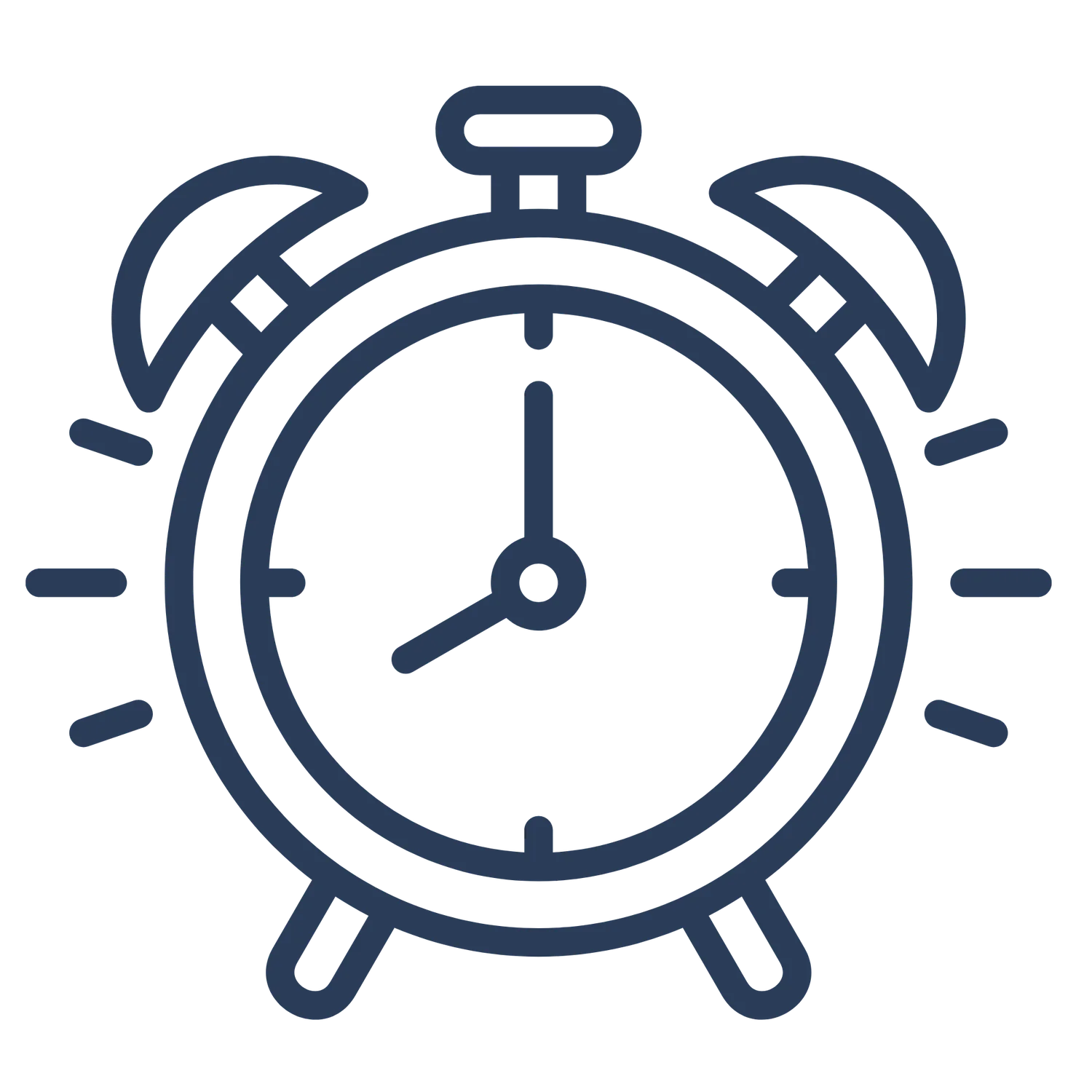 Alarm clock ringing