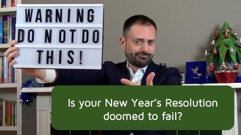 How to avoid that your New Year's Resolution fails