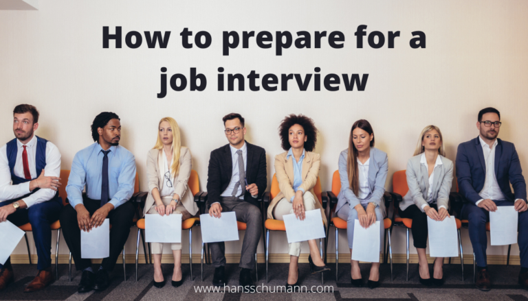 How to prepare for a job interview