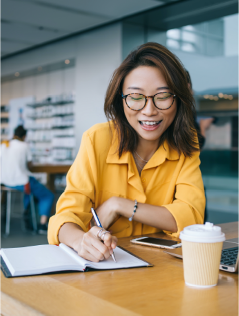 Woman exploring her career options with Career Coach London Hans Schumann