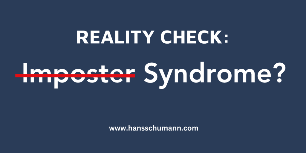 Imposter or Imposter Syndrome?