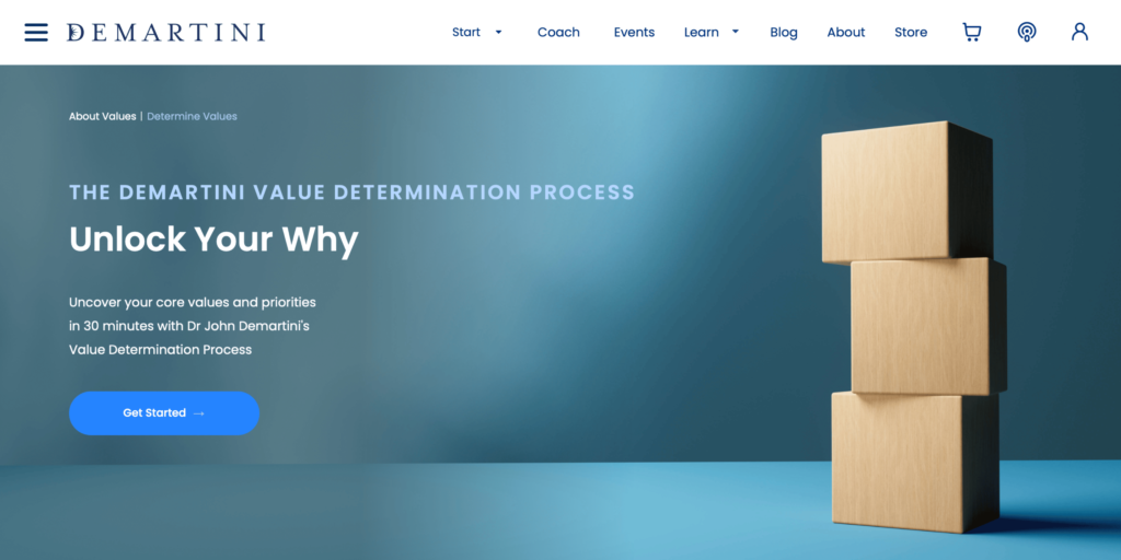 London Life coach Hans Schumann recommends the Demartini Values Determination Process